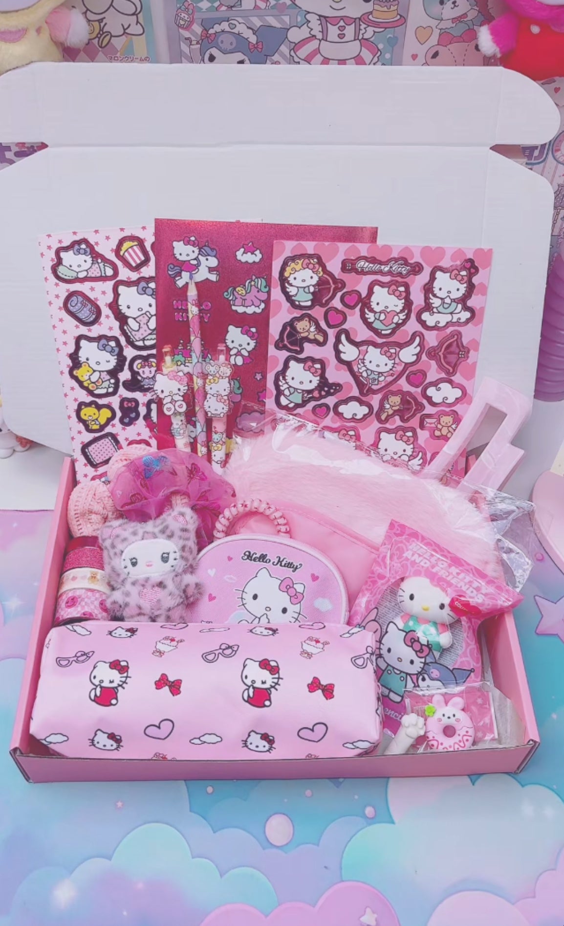 Box Hello Kitty rose