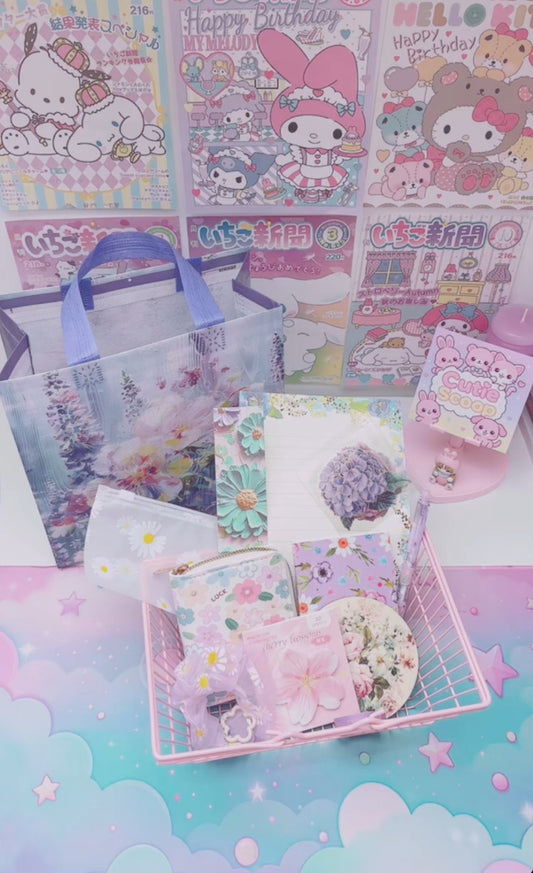 Little box fleur parme