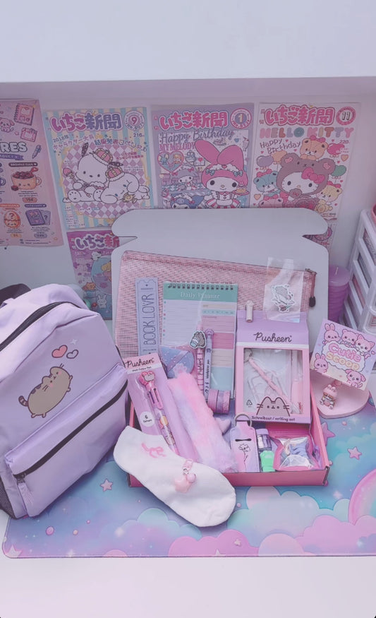 Box Pusheen violette « sac »