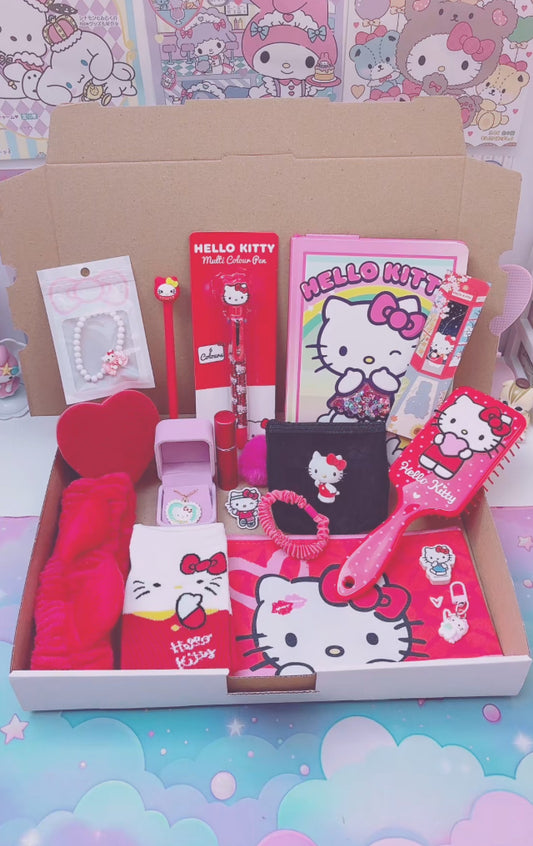 Box à thème Hello Kitty rouge