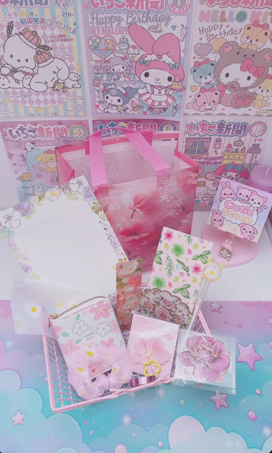 Little box fleur rose