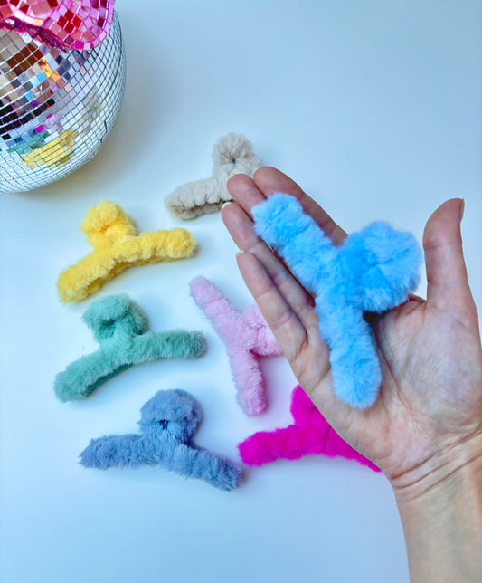 Pince à cheveux douce