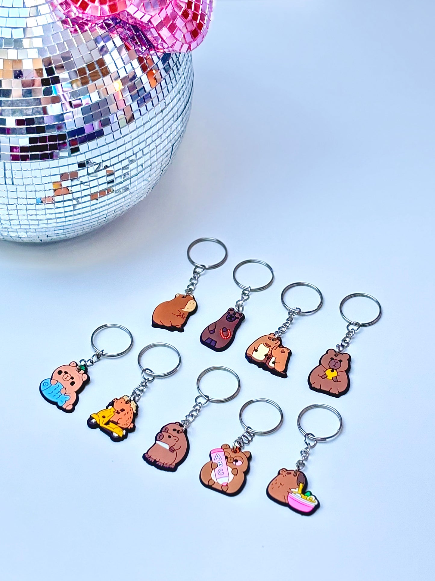 Porte clé Capybara souple