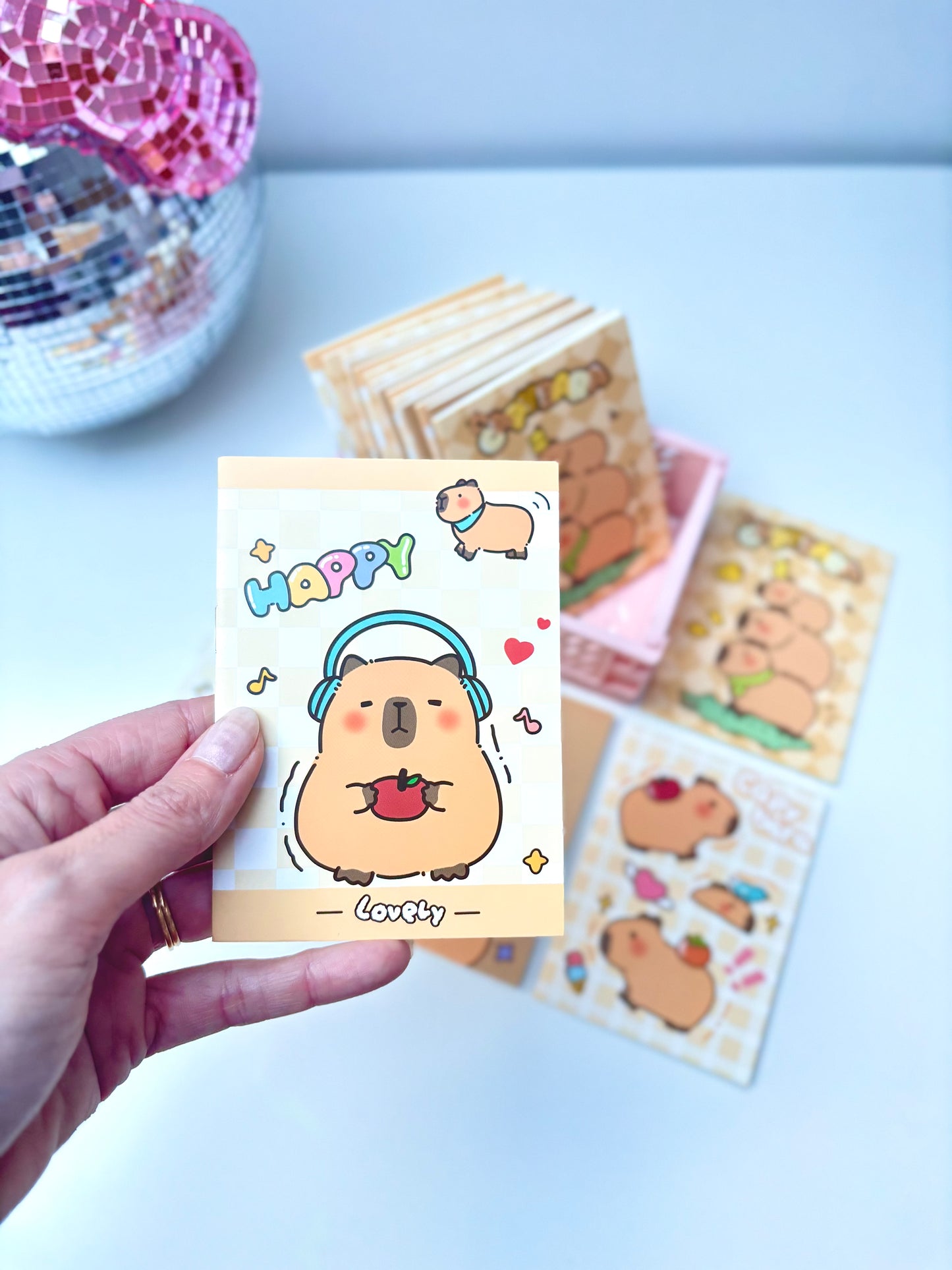 Mini carnet Capybara