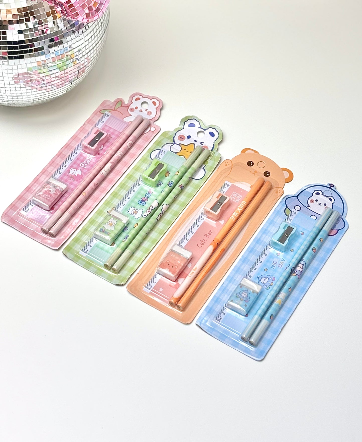 Ensemble papeterie Kawaii